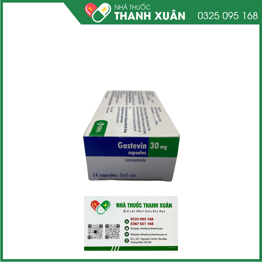 Gastevin 30mg điều trị loét dạ dày-tá tràng